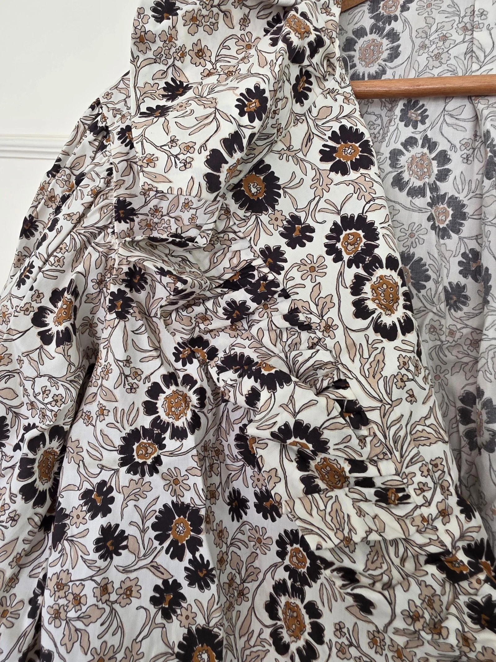 Beige/Brown New Blouse | Zara | Size S – photo 6